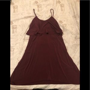 BCBG, deep maroon, size small dress